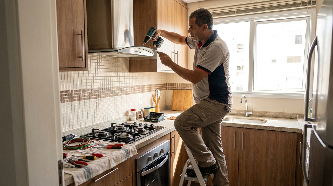 Instalação de Exaustor em Campo Grande‑MS