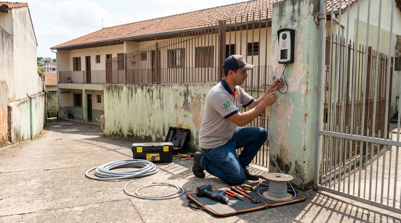 Instalação de Porteiro Eletrônico em Campo Grande‑MS