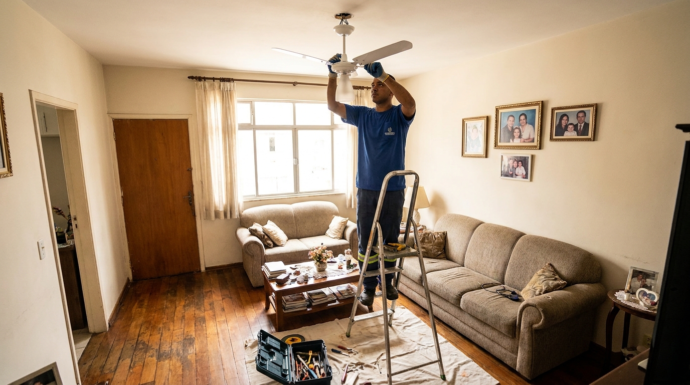 Substituição de Ventilador em Campo Grande‑MS